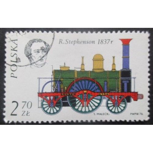 Pologne N°2266 Locomotive Oblitéré