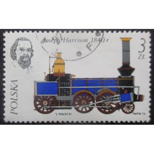 Pologne N°2267 Locomotive Oblitéré