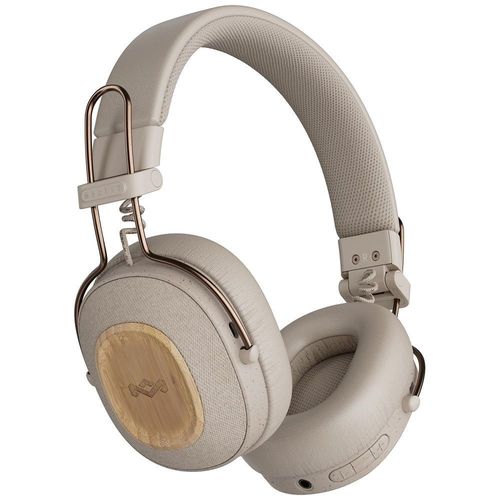 House of Marley Vibration Riddim, Casque Bluetooth 5.3, Crème