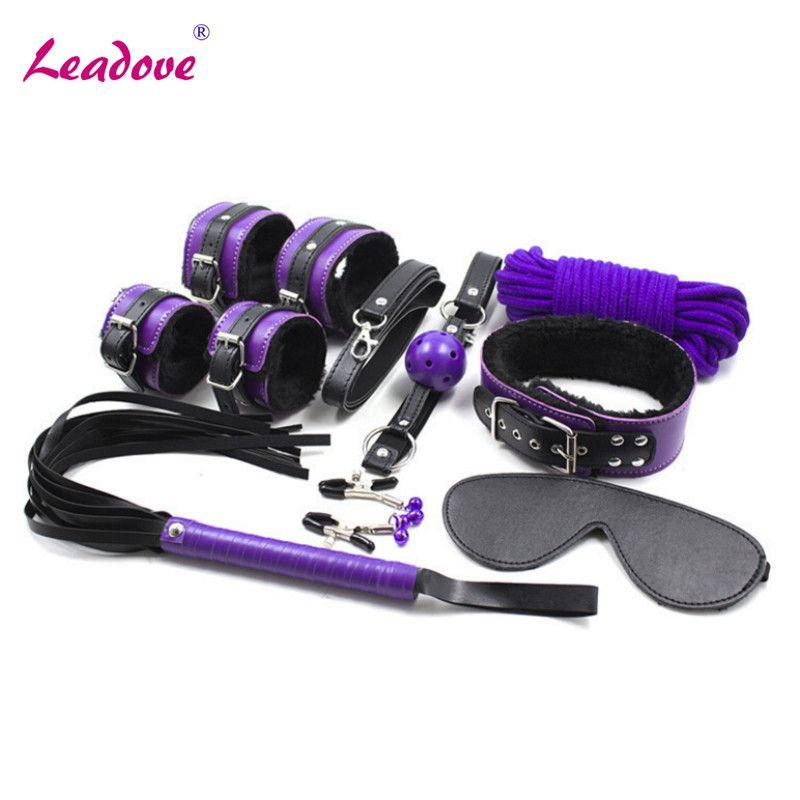 Kit De Bondage En Cuir Pour Couples, Attaches Sexuelles, Fou...