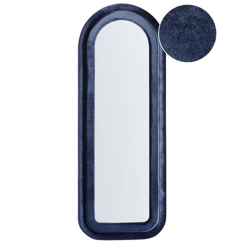 Miroir CULAN Velours Bleu foncé