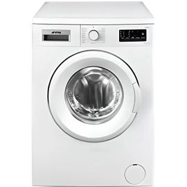 Lave-linge - SMEG - Lavat fin 4 kg A+ 1000 tours - Chargement frontal - Options et programmes spéciaux: Coton