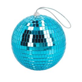 Boule À Facettes Bleue 15 Cm