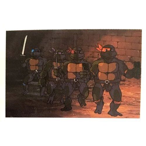 29 - Tortues Ninja - Cowabunga - Les Tortues  La Rescousse Tournon-Euroflash 1993 Sticker Vignette No Panini