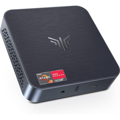 NiPoGi AM02 Mini PC,AMD Ryzen 7 3750H,16 GB DDR4 / 512 GB SSD with Radeon RX Vega Graphics 10/4K 60 Hz HDMI+VGA/5G WiFi/BT4.2 Business PC