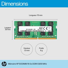 Hp 16gb Ddr4 3200 Sodimm Memory Module De Mémoire