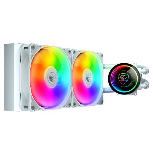 Cougar Kit Watercooling AIO Poseidon Elite RGB - 240mm (Blanc)