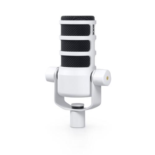 RODE Modèle : PodMic Microphone - White Edition