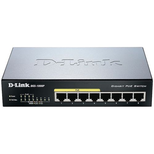 DLINK 8 Ports Gigabit/4 Ports PoE+