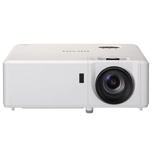 Ricoh PJ WXL5860. Projektorhelligkeit: 4700 ANSI Lumen, Projektionstechnologie: DLP, native Auflösung des Projektors: WXGA (1280x800). Typ der Lichtquelle: Laser, Lebensdauer der Lichtquelle: 20000 h. Fokus: Manuell, Brennweitenbereich: 15.985 - 21