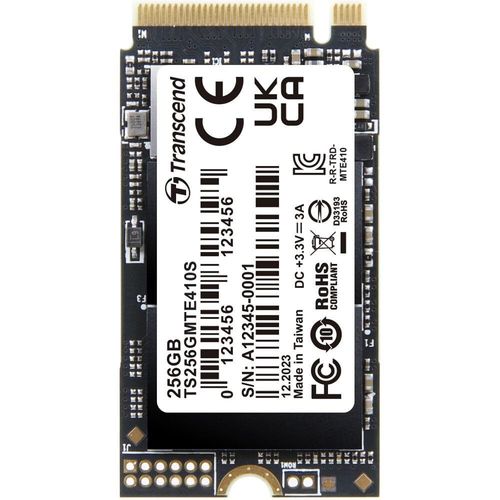 Transcend MTE410S - SSD - 256 Go - interne - M.2 2242 - PCIe 4.0 x4 (NVMe)