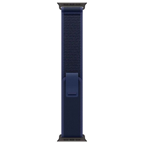 Apple Trail Loop - Boucle Pour Montre Intelligente - 49 Mm, Finition En Titane Noir - Taille M/L - Bleu