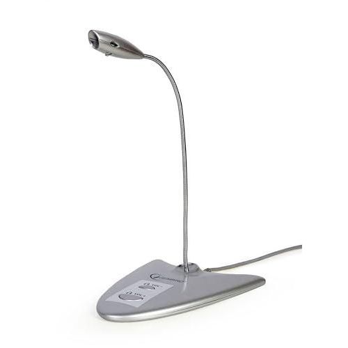Gembird Microphone sur pied (Gris)