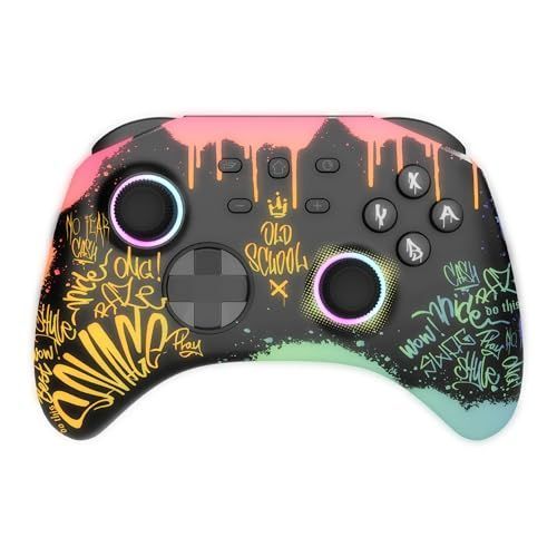 Manette Sans-Fil Rgb Old School Nintendo Switch / Pc