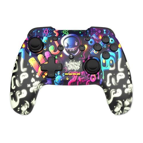 Manette Sans Fil Shining Graff ¿ Peinture Phosphorescente Nintendo Switch / Pc