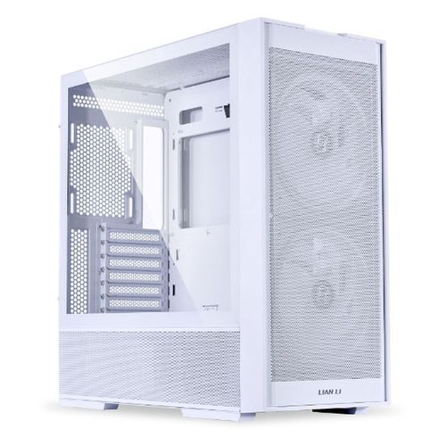 Boitier PC Moyen Tour ATX Lian-Li Lancool 206 avec panneau vitré - Blanc