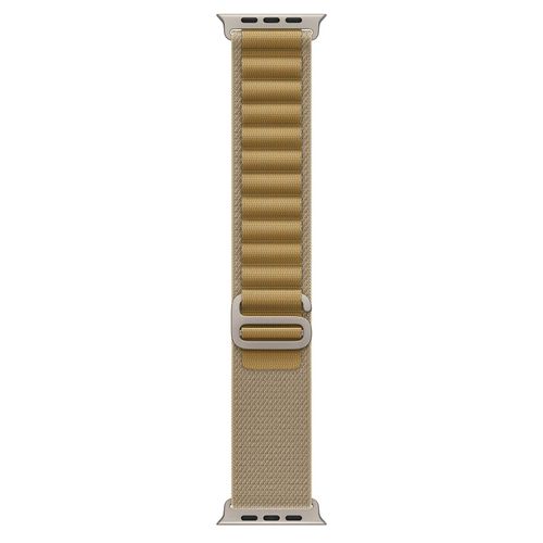 Apple - Boucle Pour Montre Intelligente - 49 Mm, Finition Titane Naturel - Petit - Brun Clair