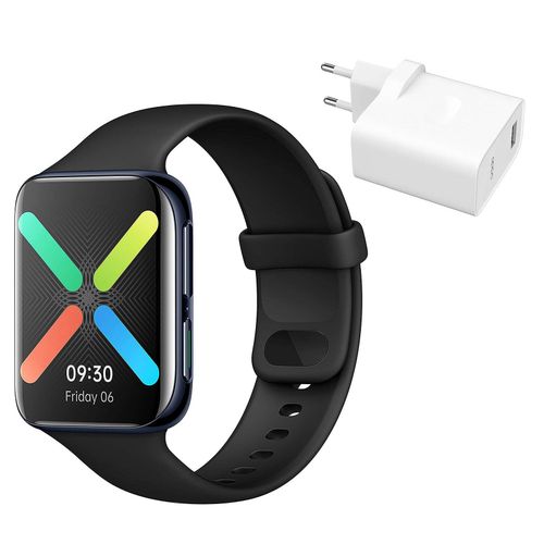 Oppo Modèle : Watch (46 Mm / Noir) + Chargeur Vooc 4.0 30w Blanc