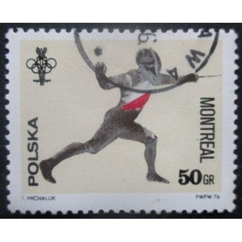 Pologne N°2285 Jeux Olympiques De Montréal 1976 Oblitéré