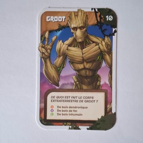Carte Leclerc Marvel 2024 - Groot 10