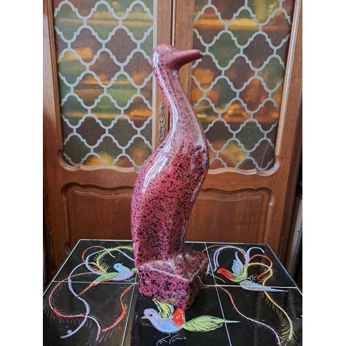 Canard En Céramique. 42 cm de haut.