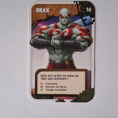 Carte Leclerc Marvel 2024 - Drax 16