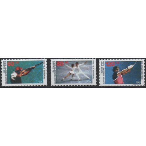 Allemagne Timbres Olympiades De 1988 ( Séoul , Calgary )
