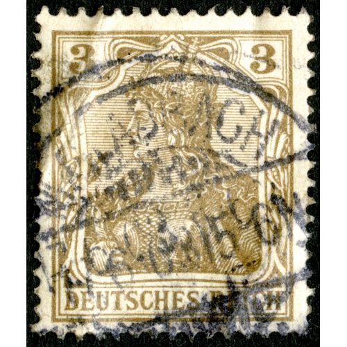 Timbre Oblitéré Deutsches Reich 3