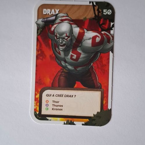 Carte Leclerc Marvel 2024 - Drax 50