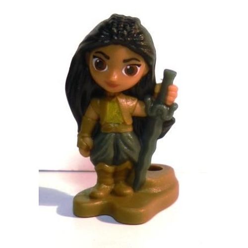 Figurine "Kinder" (2024) - I Love Disney Princess / N° 3 - Raya ( Vq335 / Vq-335 ) Avec Bpz