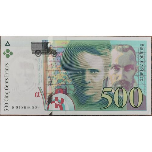 Billet De 500 Francs Pierre Et Marie Curie 1994 France R018660806