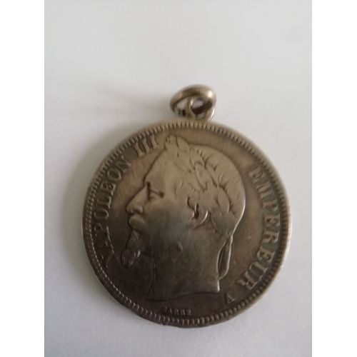 Napoleon 3 Annee 1868 5f (Argent)