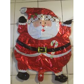 Ballon métalisé helium ou air père noel Neuf