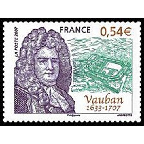 Sébastien Le Pestre De Vauban Maréchal De France Année 2007 N° 4031 Yvert Et Tellier Luxe