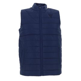 Doudounes Sans Manches Guess Sl Padded Vest - Polyester Matt Effect 60gsm Bleu Marine