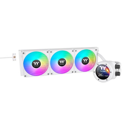 THERMALTAKE Nom : Kit Watercooling AIO TH V2 Ultra EX RGB - 360mm (Blanc)