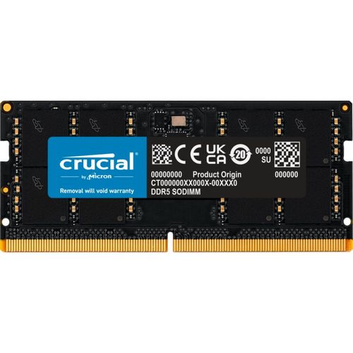 Crucial 32 Go SO DIMM 262 broches - 5600 MHz / PC5-44800 - CL46 - CT32G56C46S5T