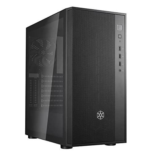 SilverStone Fara R1 - Boîtier moyen tour - Noir - Verre Trempé