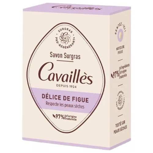 Cavaillès Savon Surgras Délice De Figue Peaux Sèches 100 G 