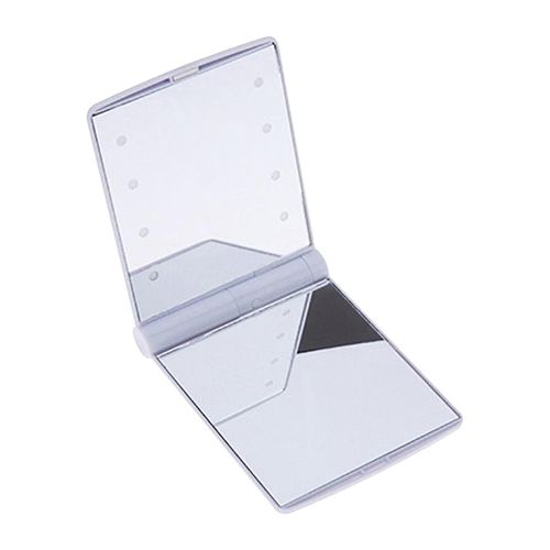 Miroir de maquillage LED pour les filles Maquillage Led Miroir 8 Lumières Miroir Pliant Miroir Électroluminescent Portable Petit Miroir 241557