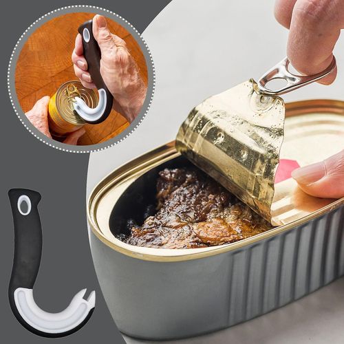 Easy Open Ring Pull Caner - Top Tab Puller - Outil pour onglets, leveur de couvercle, boîte de conserve, idéal pour protéger les ongles et les personnes souffrant de douleurs articulaires ou d¿arthrit