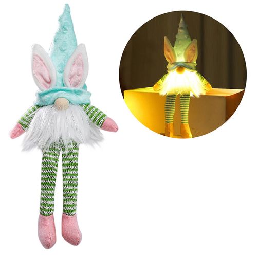 Mardi Gras Cadeaux Led Gnomes De Pâques Lapin Décor Ornements Peluche Sans Visage Poupée Enfants Jouet 244128