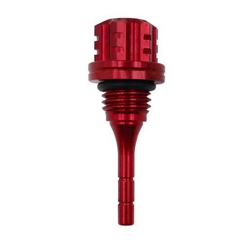 Bouchon De Remplissage De Jauge D'huile Moteur De Moto,Accessoires De Moto En Alliage D'aluminium Cnc Pour Dean 6 Bws 125cc - Type Rouge