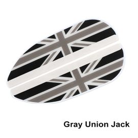 Juste De Protection Contre La Pluie Pour Rétroviseur De Voiture,Pare-Soleil,Pare-Soleil Pour Mini Cooper R53,R55,R56,R60,R61,F54,F55,F56,F60,2 Pièces - Type Gray Union Jack