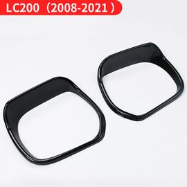 Rétroviseur Pour Toyota Land Cruiser Prado 2008 2021 Lc150 Lc200,Couvercle Étanche,Accessoires Extérieurs,Sourcils De Pluie,150 - 200 - Type Lc200 Black