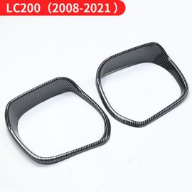 Rétroviseur Pour Toyota Land Cruiser Prado 2008 2021 Lc150 Lc200,Couvercle Étanche,Accessoires Extérieurs,Sourcils De Pluie,150 - 200 - Type Lc200 Fiber Pattern