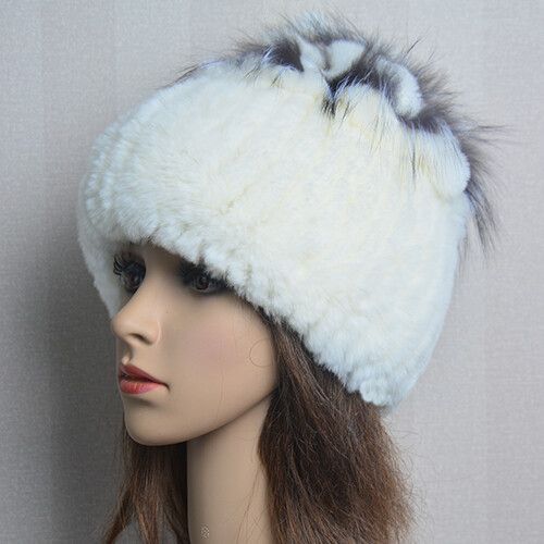 Bonnet En Fourrure De Lapin Rex Naturelle Pour Femme,Chapeau De Luxe,Chaud,Russie,Bon Artificiel Astique,