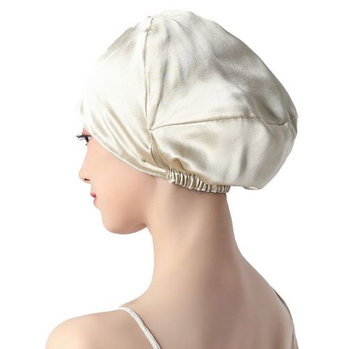 Birdtree-Turban De Nuit À Double Couche Pour Femmes,Bonnets Ronds Pour Dames Bouclées,Mulberry Injturban,A34317m