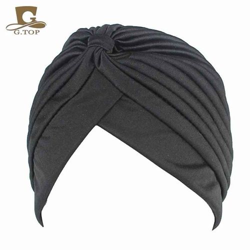 Divas-Turban Extensible Avec Pendentif Perlé Pour Femme,Chapeau Enveloppant,Vêtements De Sauna De Luxe,