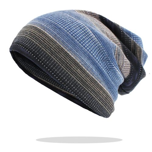 Chapeaux À Double Usage Pour Femmes,Automne Et Hiver,Skullies,Bonnets À Rayures,Design Fin,Mode Fille,Écharpe Féminine Ht186